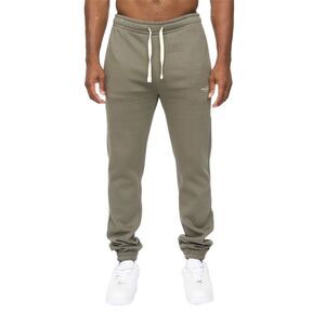 Crosshatch Mens Mappedout Sweatpants / Olive